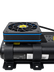 DURST 25A DC-DC charger with Cool 80 fan on Cool Flow bracket, low side view