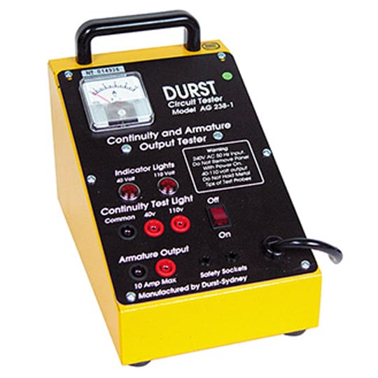 Armature / Commutator Tester AG-238 — Australian Made by Durst Industries