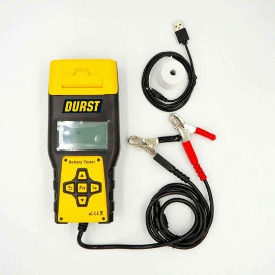 Vehicle Battery Analyzer with Printer — Durst BT9000 » DURST