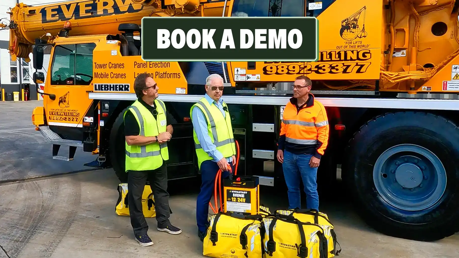 Book a demo to experience the power of Durst Jump Starters for trucks and fleets feature