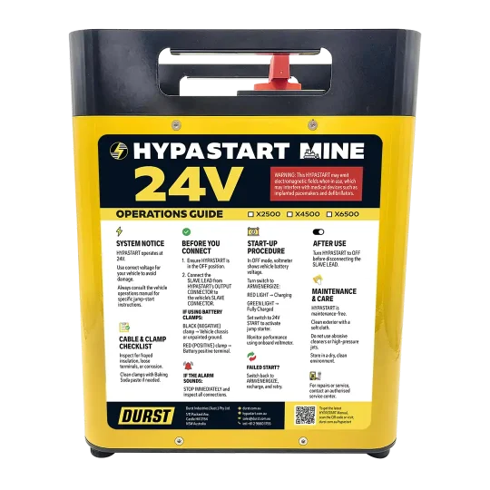HYPASTART X2500MS 12/24V Jump Starter