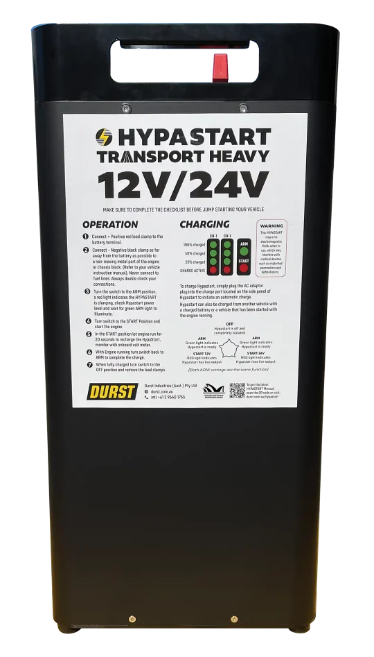 HYPASTART X4500 Transport Heavy Jump Starter 12/24V